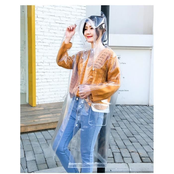 Veste longue transparente 2025