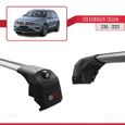 Compatible avec Volkswagen Tiguan 2016-2023 Barres de Toit ACE-2 Railing Porte-Bagages de voiture GRIS-2
