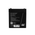 GreenCell®  Rechargeable Batterie AGM 12V 5,3Ah accumulateur au Gel Plomb Cycles sans Entretien VRLA Battery étanche Résistantes-2