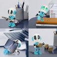 Halloween Mini Robot Parlant pour Bebe,  Jouet Apprentissage Cadeaux - Bleu-2
