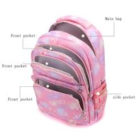 Sac à Dos Scolaire Fille Stitch – Design Mignon, Bleu, Bretelles Réglables, Compartiments Multiples – Pour 10 Ans Et Plus