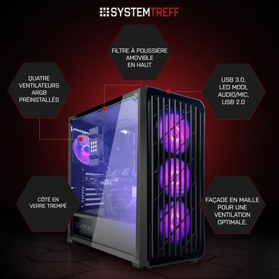 VIBOX PC Gamer • AMD Ryzen 5 5500 4,2 GHz