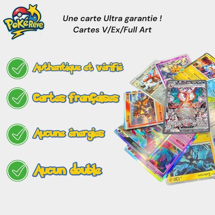 Lot de cartes Pokémon - Collection