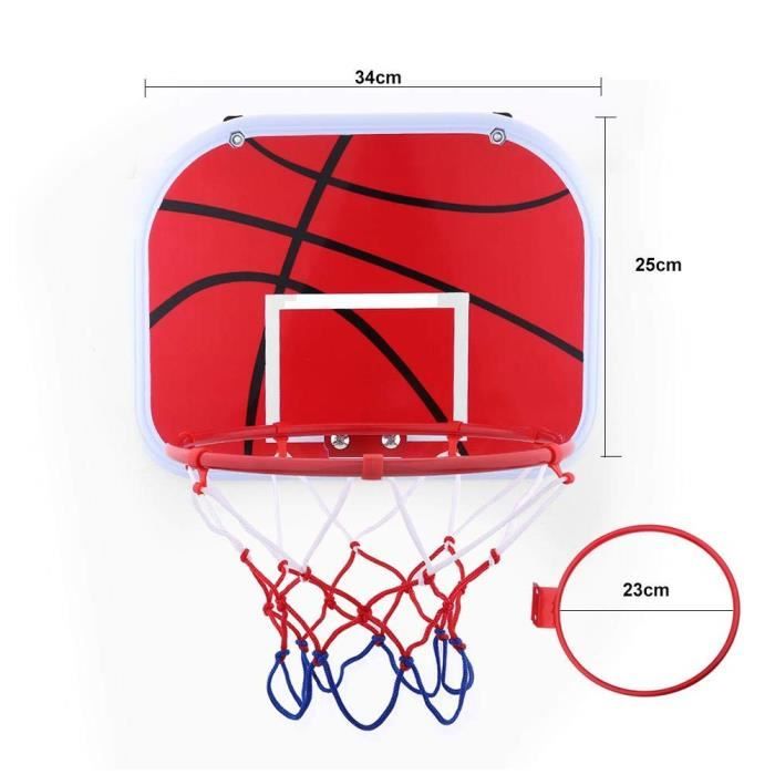 2 Mini Ballons De Basket 8.5 Pouces Avec Pompe - Jouet Intérieur Extérieur Et Piscine
