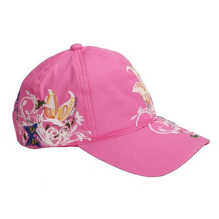 Minetom Femme Vintage Sport Casquette Baseball Casual Hip-hop Snapback  Chapeau Bonnet Golf Visière Chic Broderie Papillon Hats Caps Rose -  Cdiscount Prêt-à-Porter
