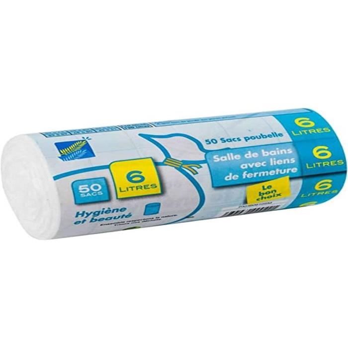 Sacs poubelle blanc 10L - 10 microns HD -carton de 1000- - Cdiscount Au  quotidien