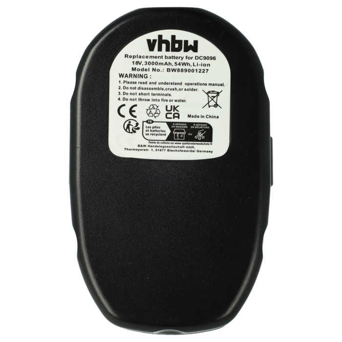 Vhbw Batterie compatible avec Dewalt DCD925 DCD925B2 DCD940KX