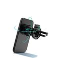 Ecent 15W Chargeur Induction Voiture, Chargeur sans Fil Magnétique pour iPhone Samsung Huawei LG tous Appareils de Type QI (Noir)-3