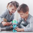 Halloween Mini Robot Parlant pour Bebe,  Jouet Apprentissage Cadeaux - Bleu-3