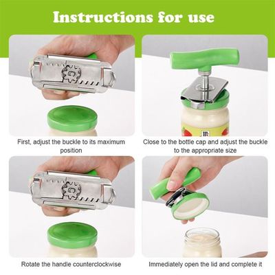 Ouvre Bocal Manuel, 6 Pièces Ouvre Boîte Mains Faibles Ouvre-Bouteilles Manuels En Verre ABS Bocal Ouvre Pour Personnes âGéEs Enfants Femmes Mains Faibles