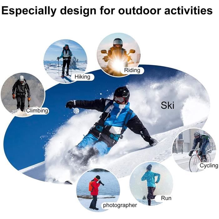 1 trou masque de ski intégral cagoule capuche casque de motocross hiver  bonnet polaire coupe-vent thermique chaud hiver noir - Cdiscount Sport