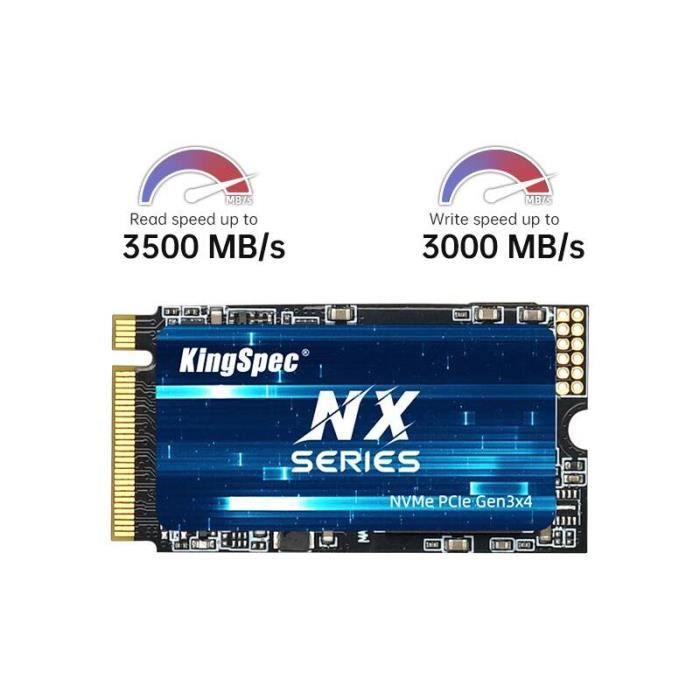 Disque SSD Interne - KINGSPEC - XG Series - 4 To - M.2 2280 NVME PCIe Gen4  x 4, Jusqu'a 7000 Mo-s en Lecture - Cdiscount Informatique