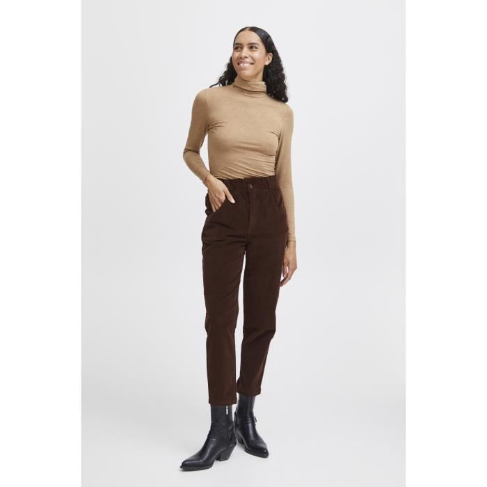Pantalon femme b.young Ebeline java 36 Java Cdiscount Pret a Porter