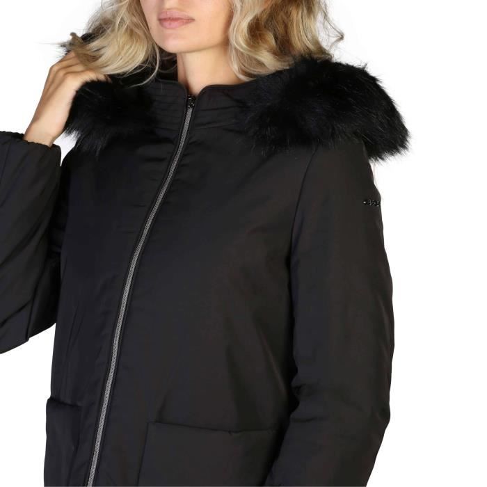 VESTE FEMME Geox W9420GT2567 Noir Cdiscount Pr t Porter