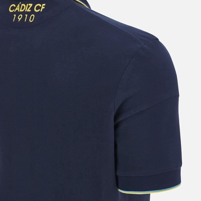 Polo Cadiz CF 22 2023 Travel bleu marine jaune 2XL Cdiscount Sport