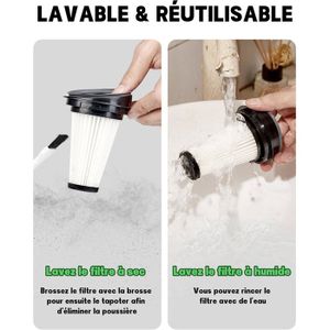 2 Filtres Pour Aspirateur A9 Max - Pièces De Rechange Aonus