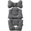 Poussette Coussin Soutien B/éb/é en Coton Ultra Souple /à Toute Saison Coussin R/éducteur de Landau Gris-Couronne