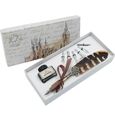 Manuscript Scribe Set de calligraphie Stylo et plume pour gauchers