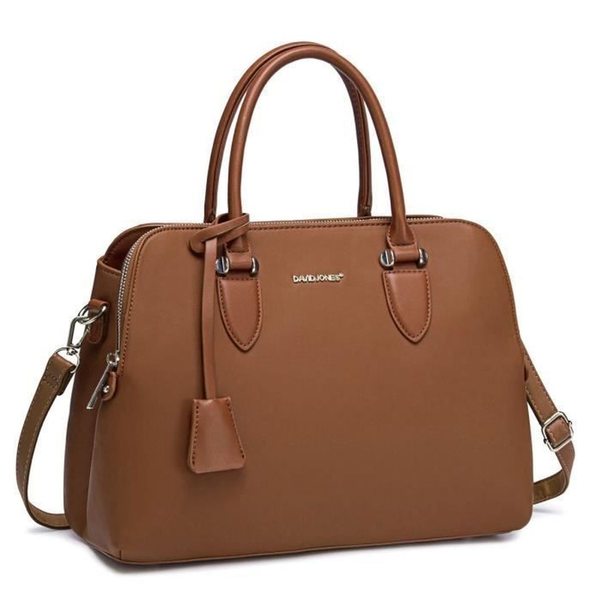 David Jones Sac à Main Femme Elégant Cabas FourreTout Cuir PU 2