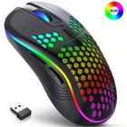 Souris Gamer - TALZOV - Sans Fil 2,4G - DPI Réglables - Éclairage RGB - Ultra Léger