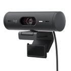 Webcam - Full HD 1080p - Logitech - Brio 500 - Microphone intégré - Graphite