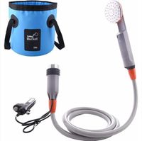 Zooma Douche Portable, Douche de Camping Portable Douchette Extérieur, Douche de Camping avec Tuyau 1.8M, Camping Douche Portable Douche extérieur