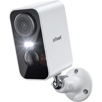 ieGeek 2K Caméra de Surveillance WiFi Exterieure sans Fil Batterie Vision Nocturne Couleur AI & PIR Détection Mouvement Audio IP65