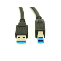 LCS - Câble USB 3.0 Type B vers USB "SuperSpeed" 3.0 - 1M - Connecteurs Mâle - Mâle - Type B vers type A