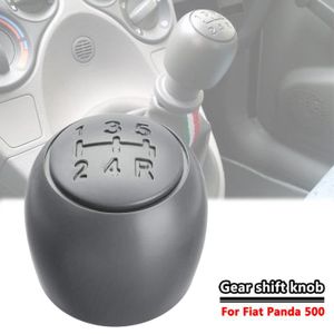 Pommeau levier vitesse 5 vitesses bouton manuel tête boule pour Fiat 500  2012-18