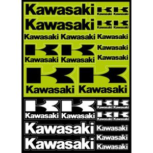 DÉCORATION VÉHICULE 26 Stickers Autocollants Moto Kawasaki