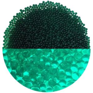 TERREAU - SABLE Perles d'eau en hydrogel - remplacent Le terreau des Plantes - Vert d'eau - 3-4.[Z1503]