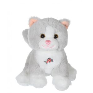 Peluche Chat Gris Cdiscount