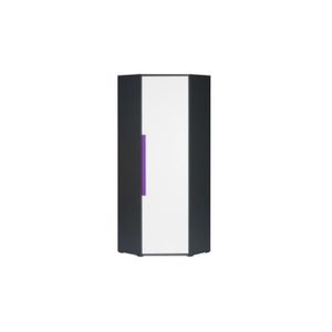 Armoire Angle Ado Sam Violet Sans Colonne Achat Vente Armoire