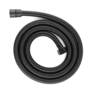 2 m Tuyau de Douche Flexible T/élescopique avec Bouchon en Cuivre Flexible R/étractable pour Douchette WC et Bidet Blanc noir, blanc 2 Pi/èces Flexible de Douche