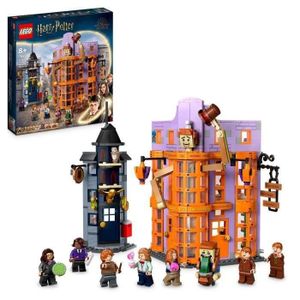 ASSEMBLAGE CONSTRUCTION LEGO® Harry Potter 76422 Le Chemin de Traverse : Weasley, Farces pour Sorciers Facétieux, Jouet