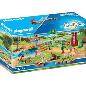 UNIVERS MINIATURE PLAYMOBIL - 70342 - Jardin Animalier - 111 pièces 