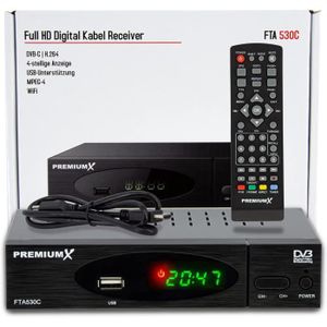 RÉCEPTEUR - DÉCODEUR   Récepteur de câble DVB-C FTA 530C TV numérique HD