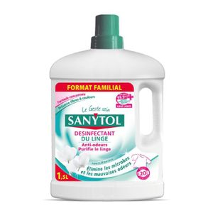 Sanytol détachant linge & lessive désinfectant anti bactérien lot de 3 -  Cdiscount Electroménager