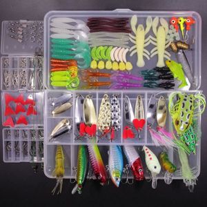 Leurres de pêche avec coffret, ensemble de leurres souples en métal jig  kits de leurres de pêche en métal avec 2 appâts à grenouil - Cdiscount Sport