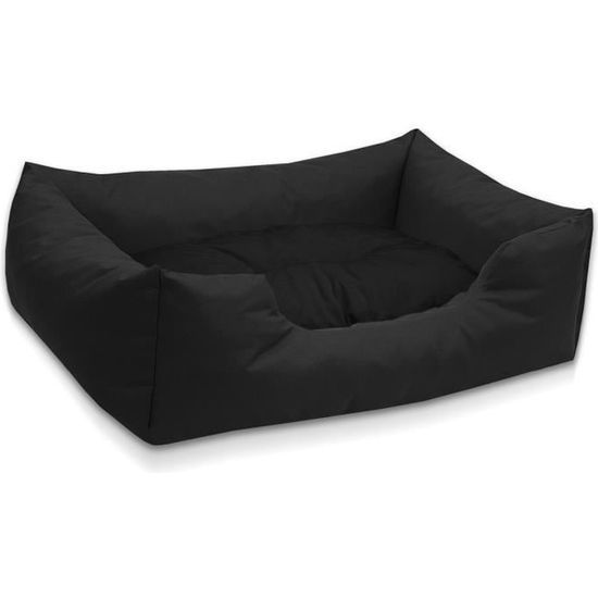 BedDog MIMI lit pour chien,coussin,panier pour chien [M env. 70x55cm, BLACK (noir)]