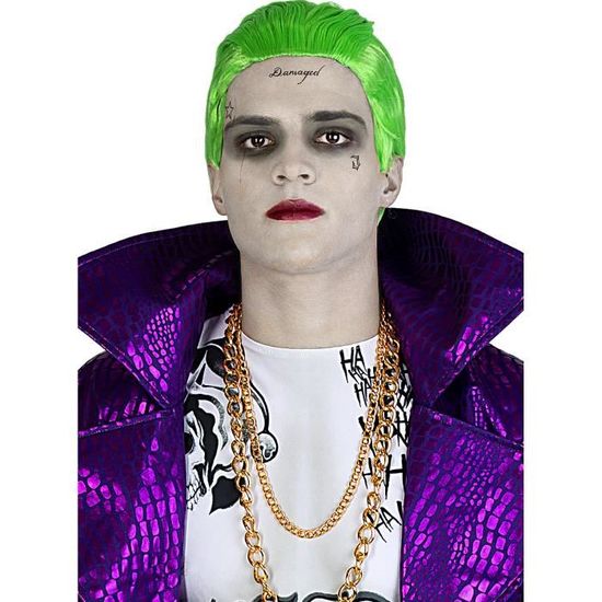 Perruque Joker - Suicide Squad pour homme - Funidelia - Multicolore - Accessoire pour déguisement