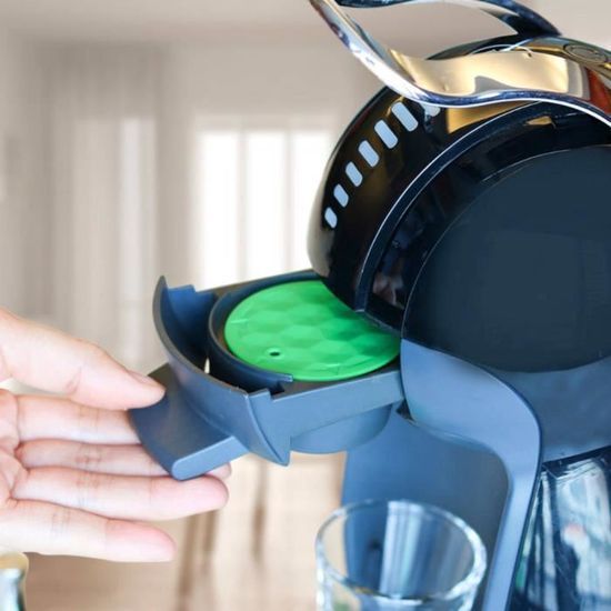 Dosette de café rechargeable en acier inoxydable pour Dolce Gusto Qiilu Capsule de café