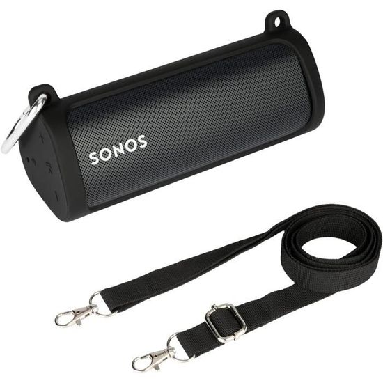 Étui Rigide Pour Enceinte Sonos Roam/Roam 2 - Protection Chocs, Eau, Rayures - Nylon/EVA Avec Pochette Intérieure