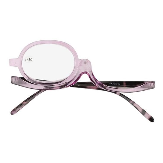 Lecteurs 2 pack loupes maquillures maquillage lunettes maquillage lunettes  flip down lentille n3_89