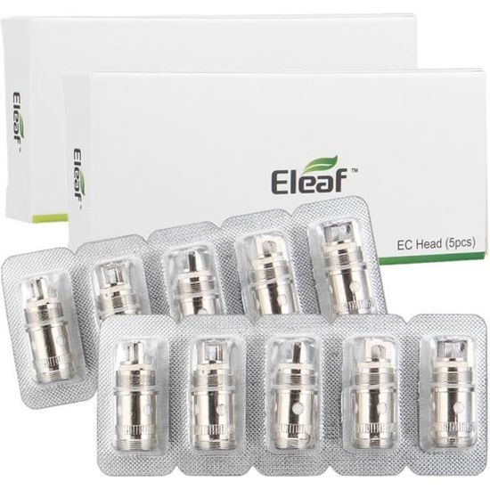 Eleaf 10PCS 0,5 ohm EC Rsistance pour iStick Pico 75W iJust S 2 Melo 2 3  Mini Lemo 3 Atlantis Triton 2 30-100W - Cdiscount Au quotidien