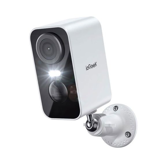 IeGeek 2K Caméra Surveillance WiFi Extérieure Solaire 360° PTZ - Vision Nocturne Couleur