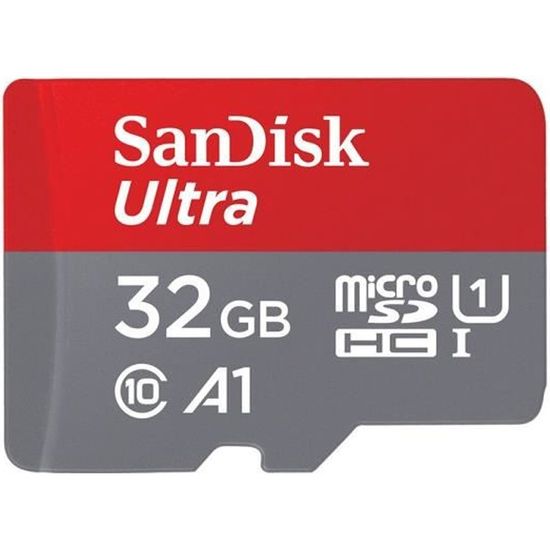 SANDISK Ultra Microsdhc Uhs-I 32Gb - Carte Microsd avec adaptateur