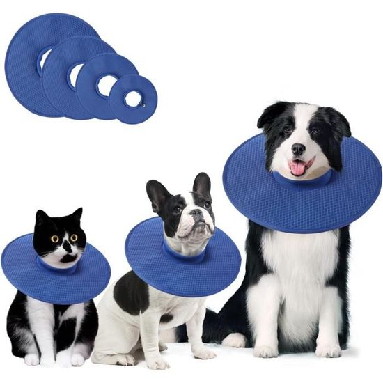 Chaussures D'été Pour Chien CUVZORA - 4 Chaussures En Maille Respirante, Anti-dérapantes Avec Bandes Réfléchissantes (taille L, Bleu) - 3