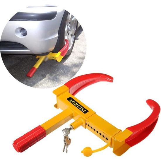 Sabot De Roue Nemesis - Antivol Pour Voiture, Pneus 10-20 Pouces