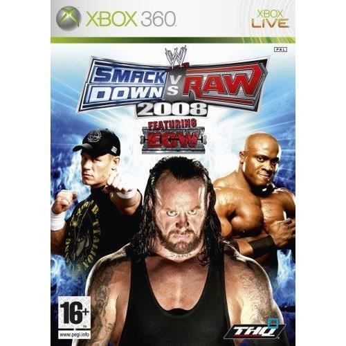 Deg Smack Down Vs Raw 2008 / Jeu Pour Console Xbox 360